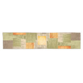 Chemin De Table Court Blocs couleur automne (Horizontal)