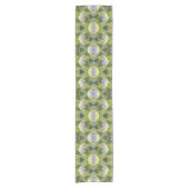 Chemin De Table Court Blue Hydrangea Fleur Abstraite Nature (Devant)