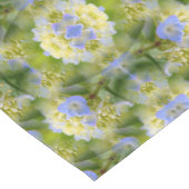 Chemin De Table Court Blue Hydrangea Fleur Abstraite Nature (Coin)