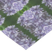 Chemin De Table Court Blue Hydrangea Petals Floral Abstrait (Coin)