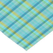 Chemin De Table Court Blue Plaid par Shirley Taylor (Coin)