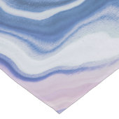 Chemin De Table Court Blue purple marble paint (Coin)