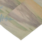 Chemin De Table Court Blue Snowflakes on the Seashore  (Coin)