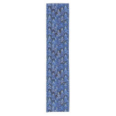 Chemin De Table Court Bluebonnets - Fleurs Texas Bleu foncé (Devant)