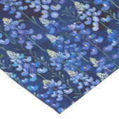 Chemin De Table Court Bluebonnets - Fleurs Texas Bleu foncé (Coin)