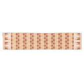 Chemin De Table Court Boho Cats Sunset Desert (Horizontal)
