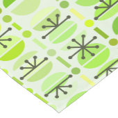 Chemin De Table Court Boho Retro Bowls Lines Chartreuse (Coin)