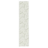 Chemin De Table Court Boho sauge vert arc-en-ciel baby shower eucalyptus (Devant)