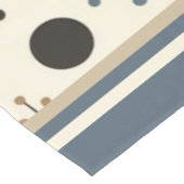 Chemin De Table Court Bois Abstrait (Coin)