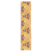 Chemin De Table Court bon thanksgiving dinde tablerunner table runner (Devant)