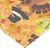 Chemin De Table Court bon thanksgiving dinde tablerunner table runner (Coin)