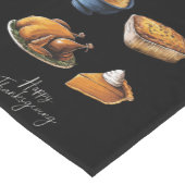 Chemin De Table Court Bon thanksgiving rétro Automne Citrouille (Coin)