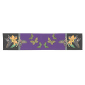 Chemin De Table Court Bonanza aux papillons - Aquarelle (Horizontal)