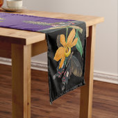 Chemin De Table Court Bonanza aux papillons - Aquarelle (In Situ)