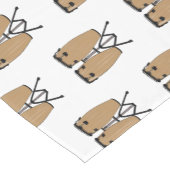 Chemin De Table Court Bongo, dessin animé de batterie (Coin)