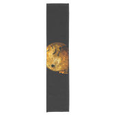 Chemin De Table Court Bonne Pleine lune d'Halloween (Devant)