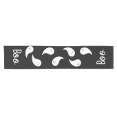 Chemin De Table Court Boo Ghosts Halloween Table Runner (Horizontal)