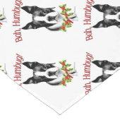 Chemin De Table Court Boston Terrier Bah Humbug (Coin)