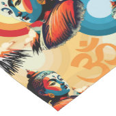 Chemin De Table Court Bouddha Lord Retro Pop Art Portrait (Coin)