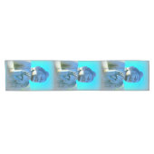 Chemin De Table Court bouddhas bleus (Horizontal)