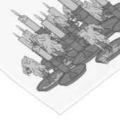 Chemin De Table Court Bougies (Coin)