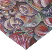 Chemin De Table Court Boules de Noël rouges (Coin)