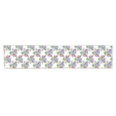 Chemin De Table Court Bouquet de printemps (Horizontal)