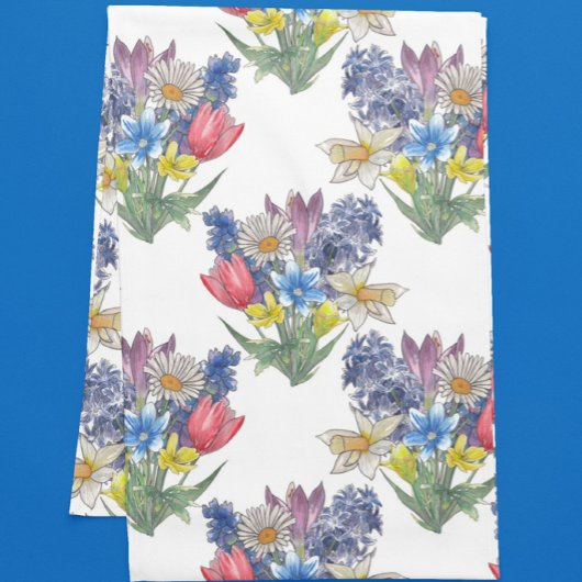 Chemin De Table Court Bouquet de printemps