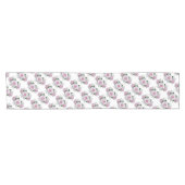 Chemin De Table Court Bouquet rose (Horizontal)