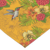Chemin De Table Court Bouquet tropical et colibris 2 (Coin)