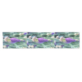 Chemin De Table Court bourgeon d'iris pourpre (Horizontal)