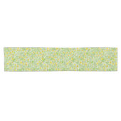Chemin De Table Court Boutons blancs (Horizontal)