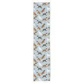 Chemin De Table Court Boxer Chien Bones et Pailles Courte Table Runner (Devant)