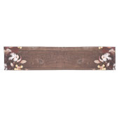 Chemin De Table Court Branche de coton du coureur de table sur le nombre (Horizontal)