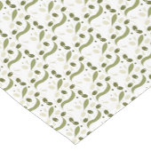 Chemin De Table Court Branche de l'olivier et Motif Feuille (Coin)