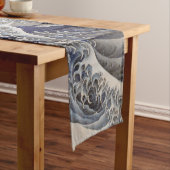 Chemin De Table Court Breaking Waves, Hokusai (In Situ)