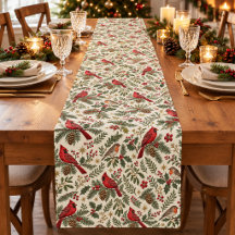 Broderie de Cardinal Rouge pour Noël