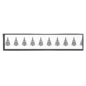 Chemin De Table Court Buffalo Check Arbres rustiques (Horizontal)