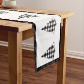 Chemin De Table Court Buffalo Check Arbres rustiques (In Situ)