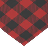 Chemin De Table Court Buffalo plaqué noir et rouge (Coin)