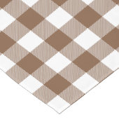 Chemin De Table Court Buffle Brown foncé abattu (Coin)