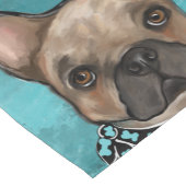 CHEMIN DE TABLE COURT BULLDOG FRANÇAIS (Coin)