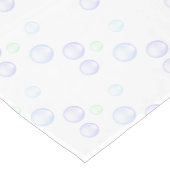 Chemin De Table Court Bulles de savon (Coin)