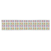 Chemin De Table Court BURGER POP ART (Hamburger) (Horizontal)