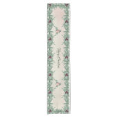 Chemin De Table Court Burgundy Berry Holly Pine Noël (Devant)