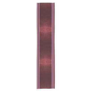 Chemin De Table Court Burgundy Exotic Faux Snake Leather Linear Stripe
