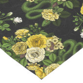 Chemin De Table Court Caché en rose, jaune et vert (Coin)