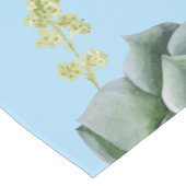 Chemin De Table Court Cactus Motif 10 (Coin)