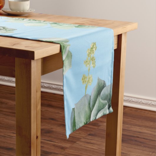 Chemin De Table Court Cactus Motif 10 (In Situ)