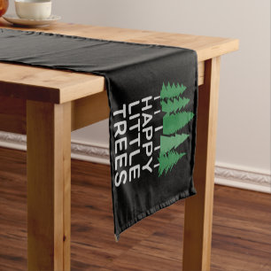 Chemin De Table Court Cadeaux drôles de camping d'arbres peu heureux